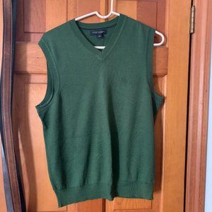 Silk cashmere sleeveless sweater